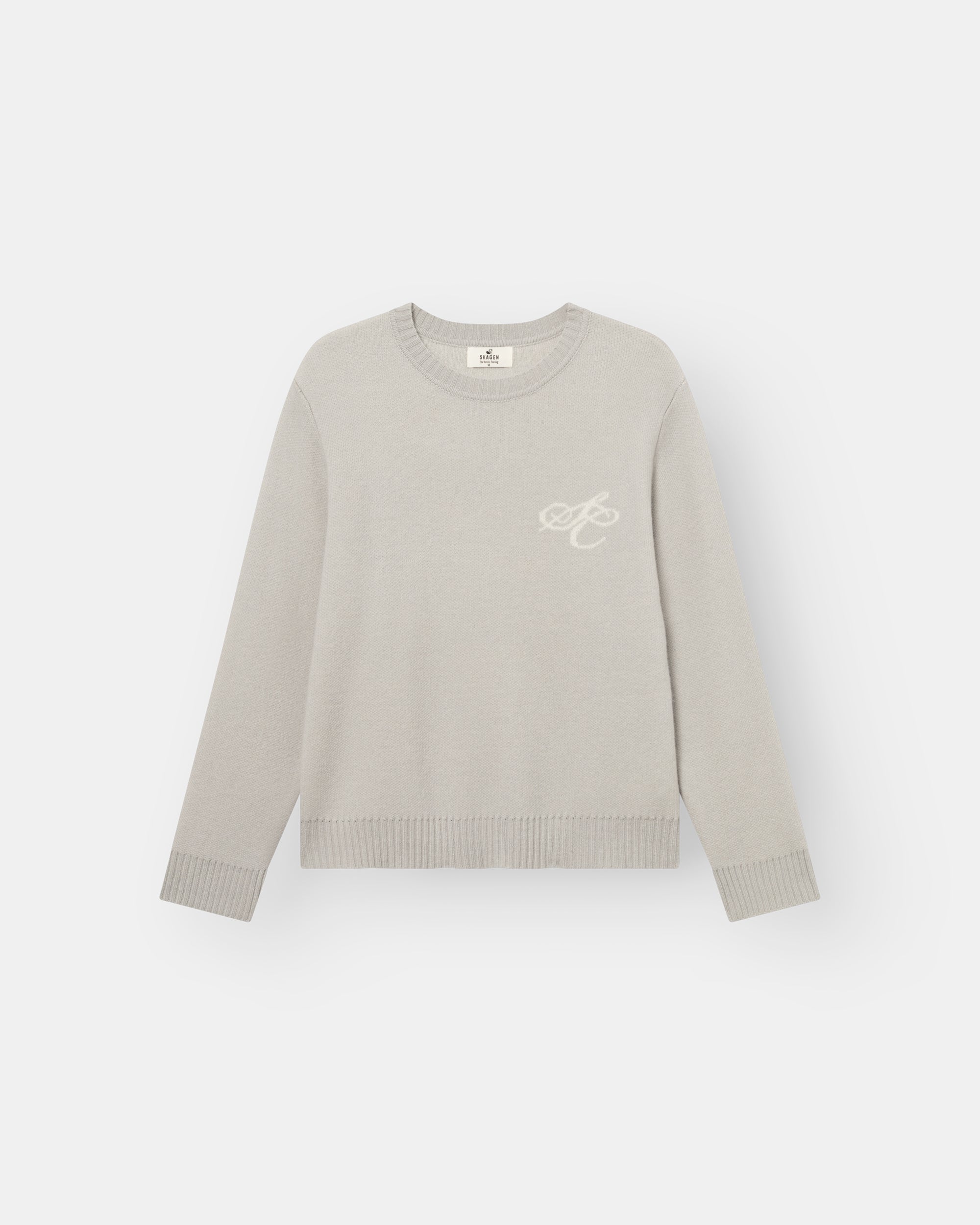 100% Wool Knit Gray